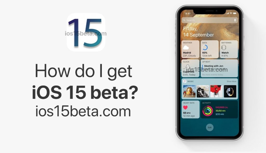 How do I get iOS 15 beta