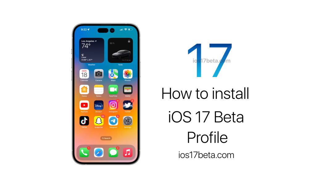 iOS 17 Beta Profile Download Free Link
